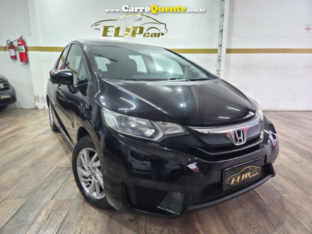 HONDA   FIT DX 1.5 FLEXONE 16V 5P AUT.   PRETO 2015 1.5 FLEX - Loja