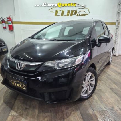 HONDA   FIT DX 1.5 FLEXONE 16V 5P AUT.   PRETO 2015 1.5 FLEX