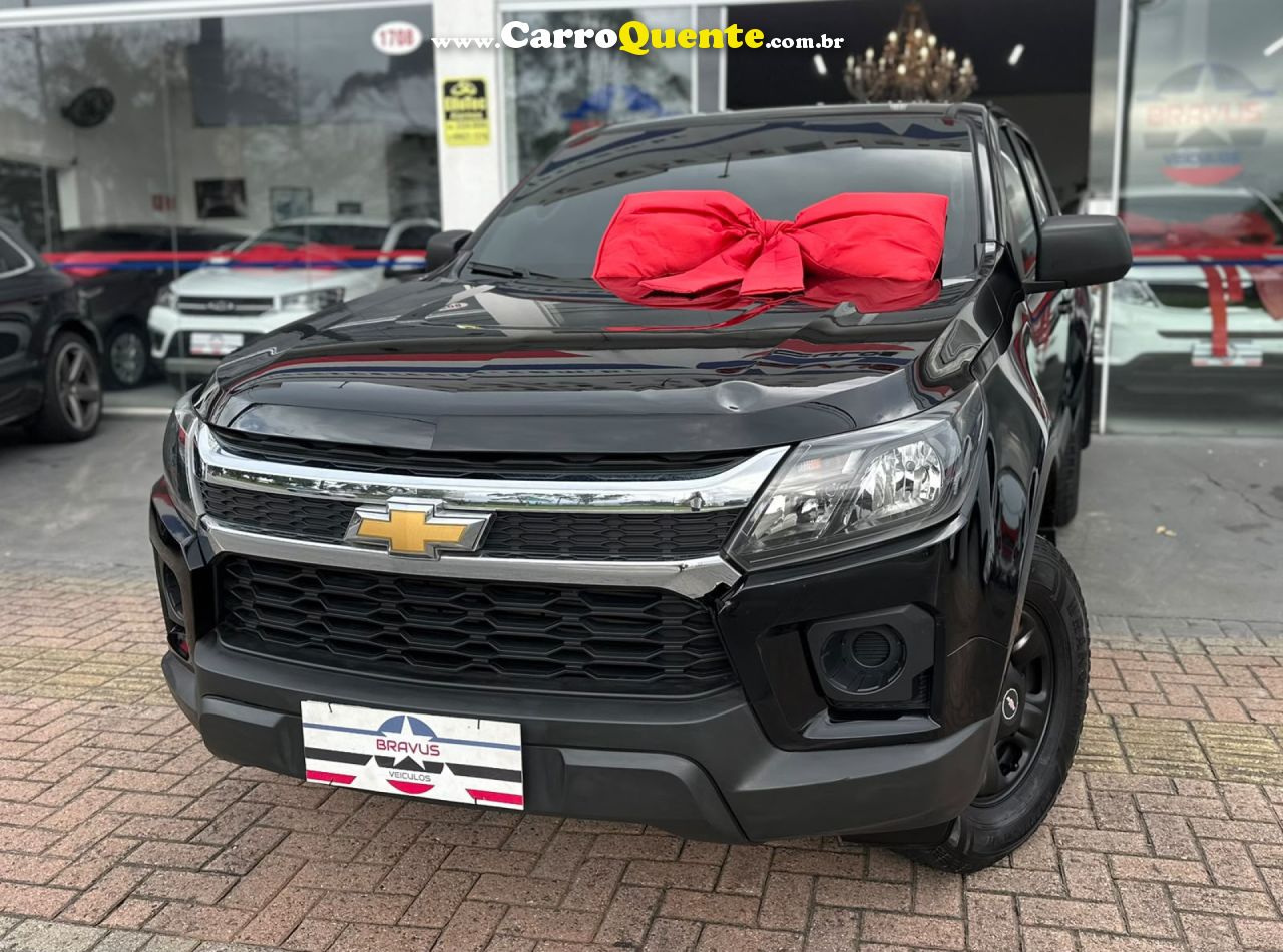 CHEVROLET   S10 PICK-UP LS 2.8 TDI 4X4 CD DIES. MEC.   PRETO 2021 2.8 DIESEL - Loja