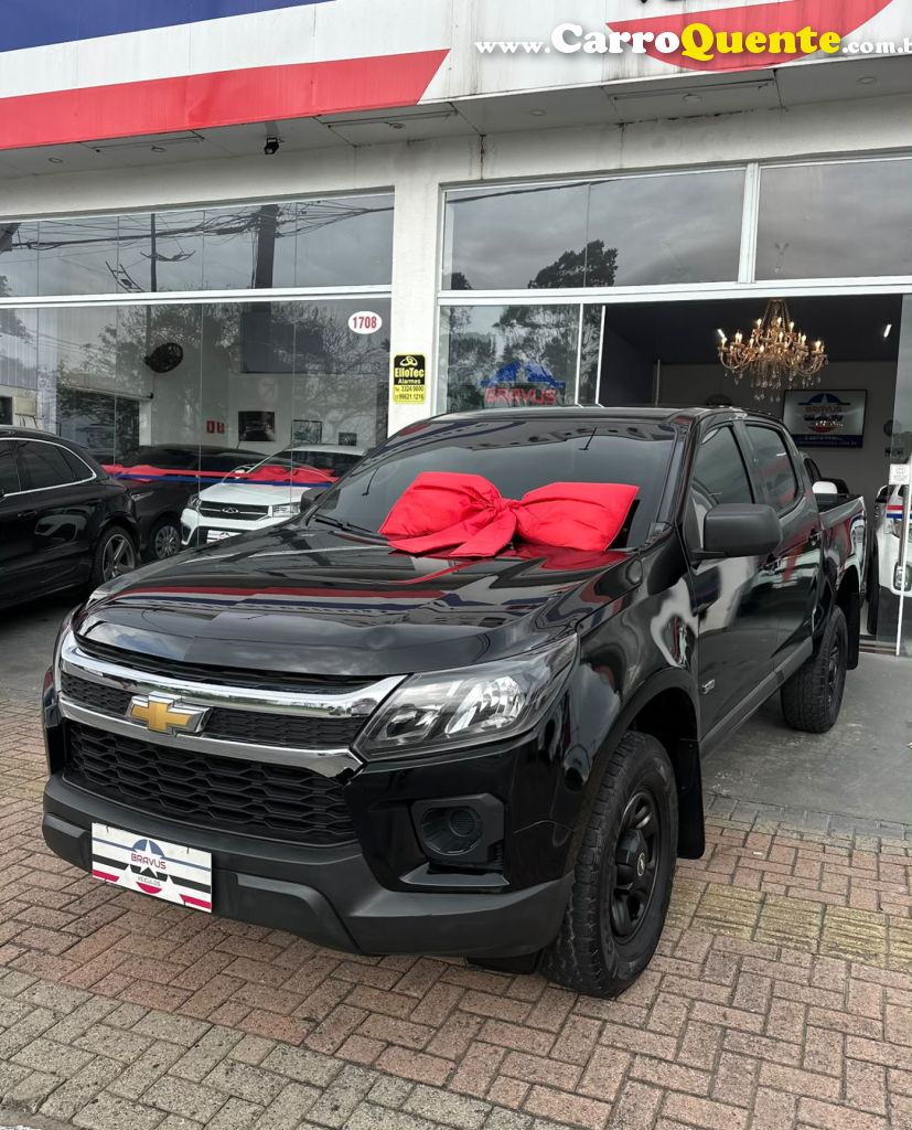 CHEVROLET   S10 PICK-UP LS 2.8 TDI 4X4 CD DIES. MEC.   PRETO 2021 2.8 DIESEL - Loja
