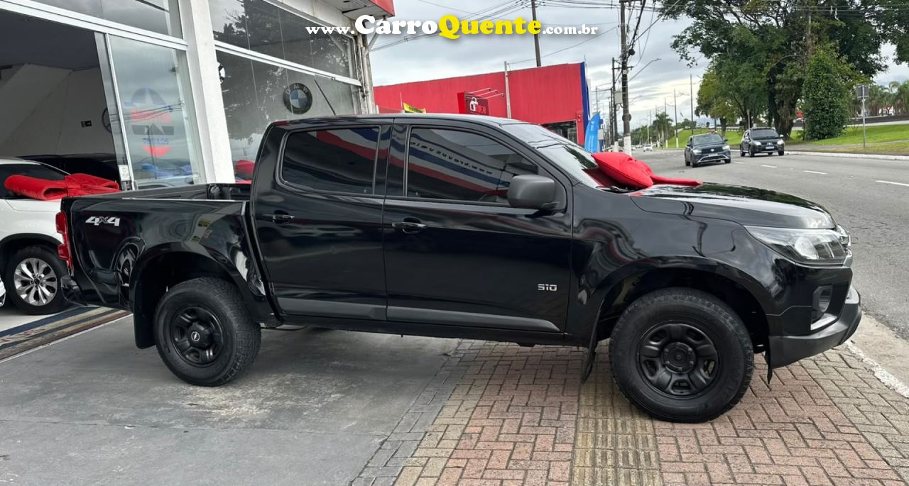CHEVROLET   S10 PICK-UP LS 2.8 TDI 4X4 CD DIES. MEC.   PRETO 2021 2.8 DIESEL - Loja