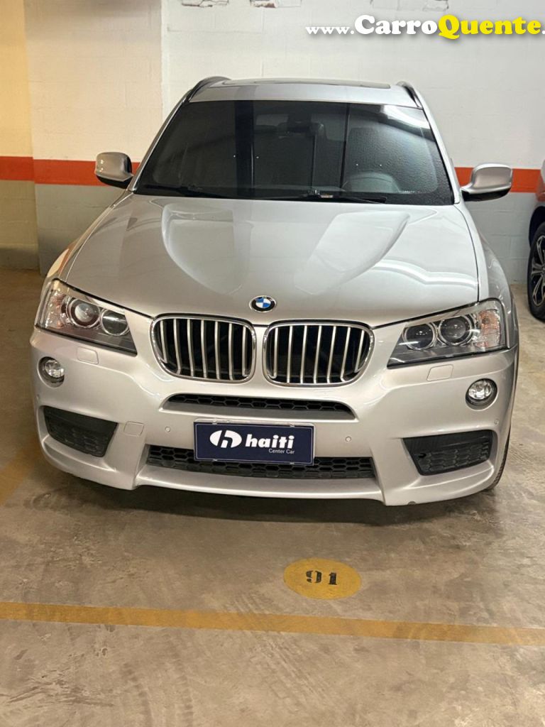 BMW   X3 XDRIVE 35IM-SPORT 3.0 306CV BI-TURBO   PRATA 2013 3.0 GASOLINA - Loja