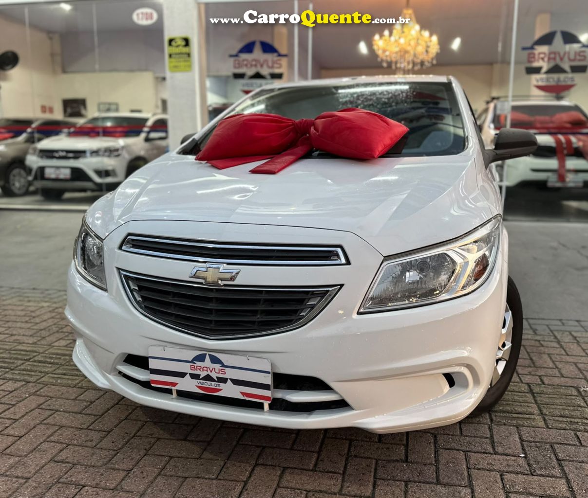 CHEVROLET   ONIX HATCH LT 1.0 8V FLEXPOWER 5P MEC.   BRANCO 2015 1.0 FLEX - Loja