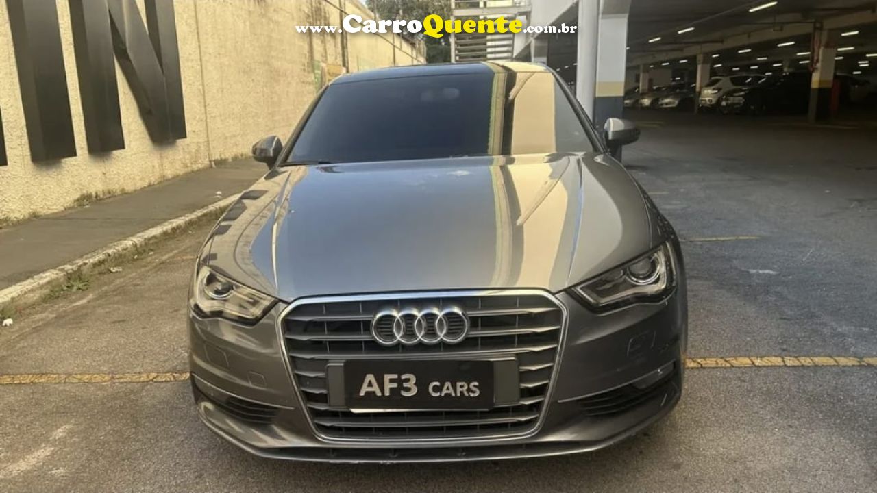 AUDI   A3 SED.1.81.8 AMBIT.16V TB FSI S-TRONIC   CINZA 2015 1.8 GASOLINA - Loja