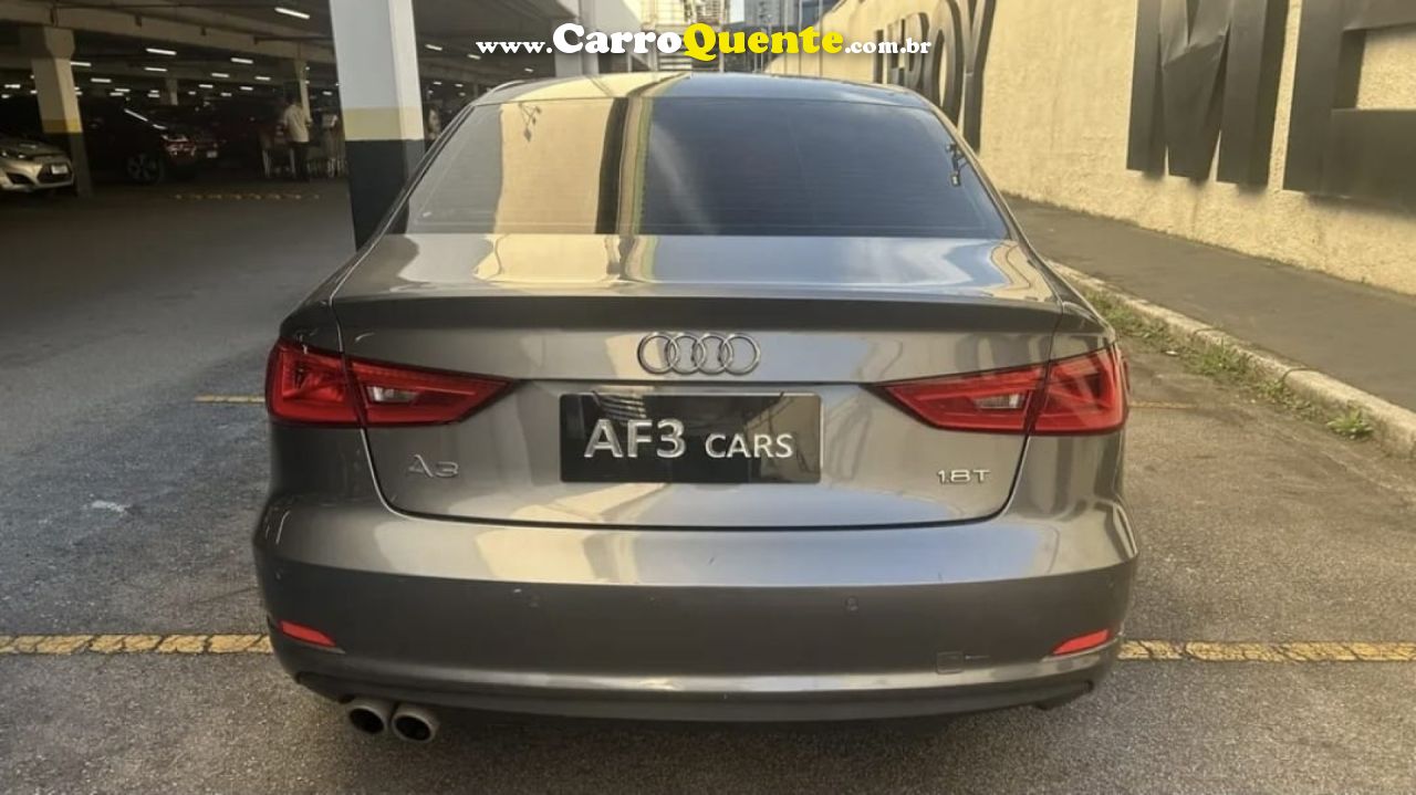 AUDI   A3 SED.1.81.8 AMBIT.16V TB FSI S-TRONIC   CINZA 2015 1.8 GASOLINA - Loja