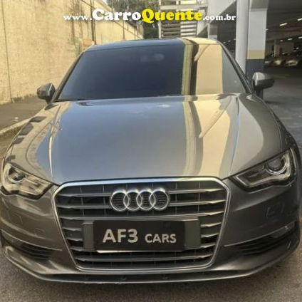AUDI   A3 SED.1.81.8 AMBIT.16V TB FSI S-TRONIC   CINZA 2015 1.8 GASOLINA