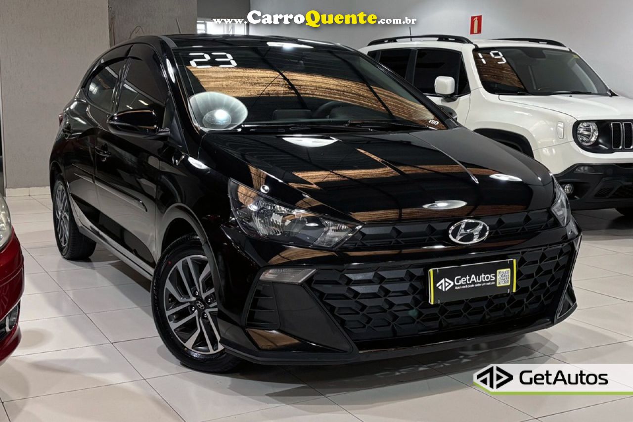HYUNDAI   HB20 LIMITED 1.0 FLEX 12V MEC.   PRETO 2023 1.0 FLEX - Loja
