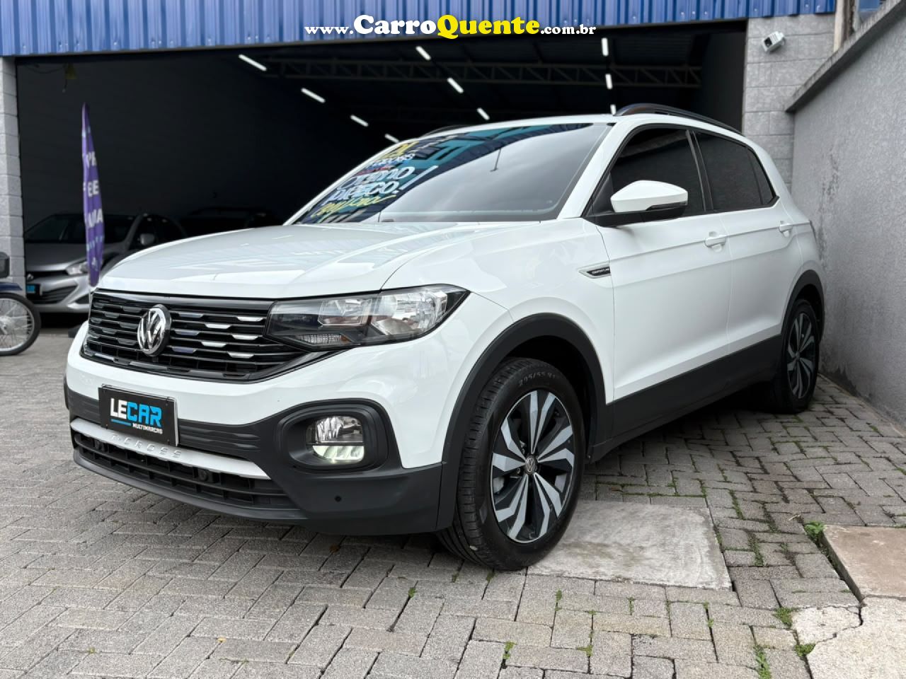 VOLKSWAGEN   T-CROSS COMFOR. 200 TSI 1.0 FLEX 5P AUT.   BRANCO 2021 1.0 FLEX - Loja