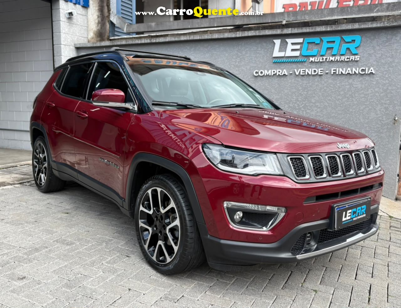 JEEP   COMPASS LIMITED 2.0 4X2 FLEX 16V AUT.   VERMELHO 2020 2.0 FLEX - Loja