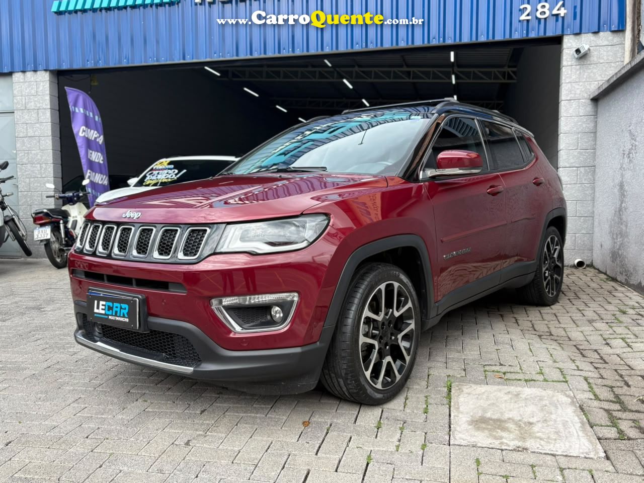 JEEP   COMPASS LIMITED 2.0 4X2 FLEX 16V AUT.   VERMELHO 2020 2.0 FLEX - Loja