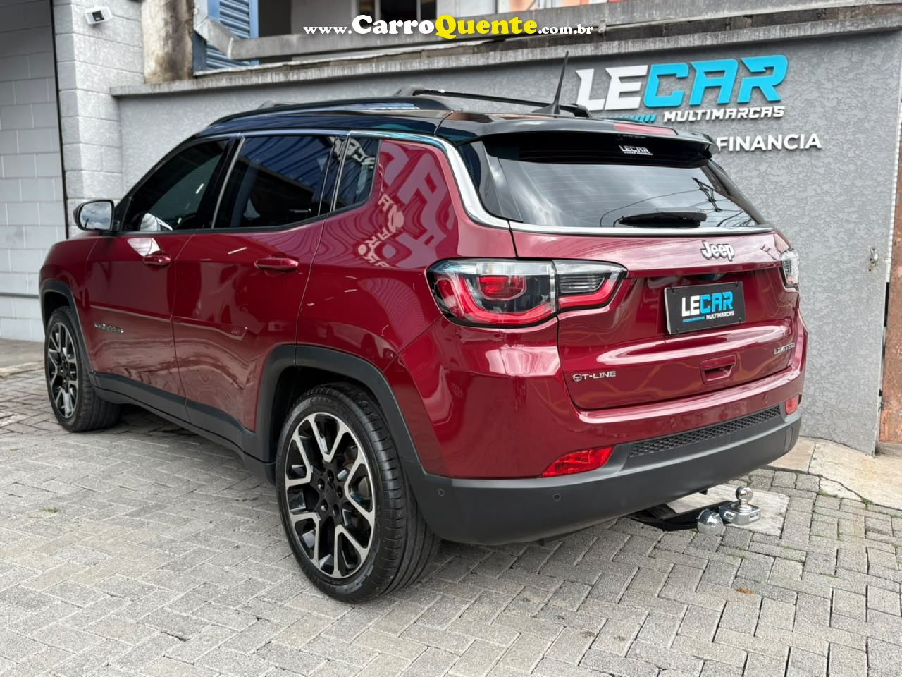 JEEP   COMPASS LIMITED 2.0 4X2 FLEX 16V AUT.   VERMELHO 2020 2.0 FLEX - Loja