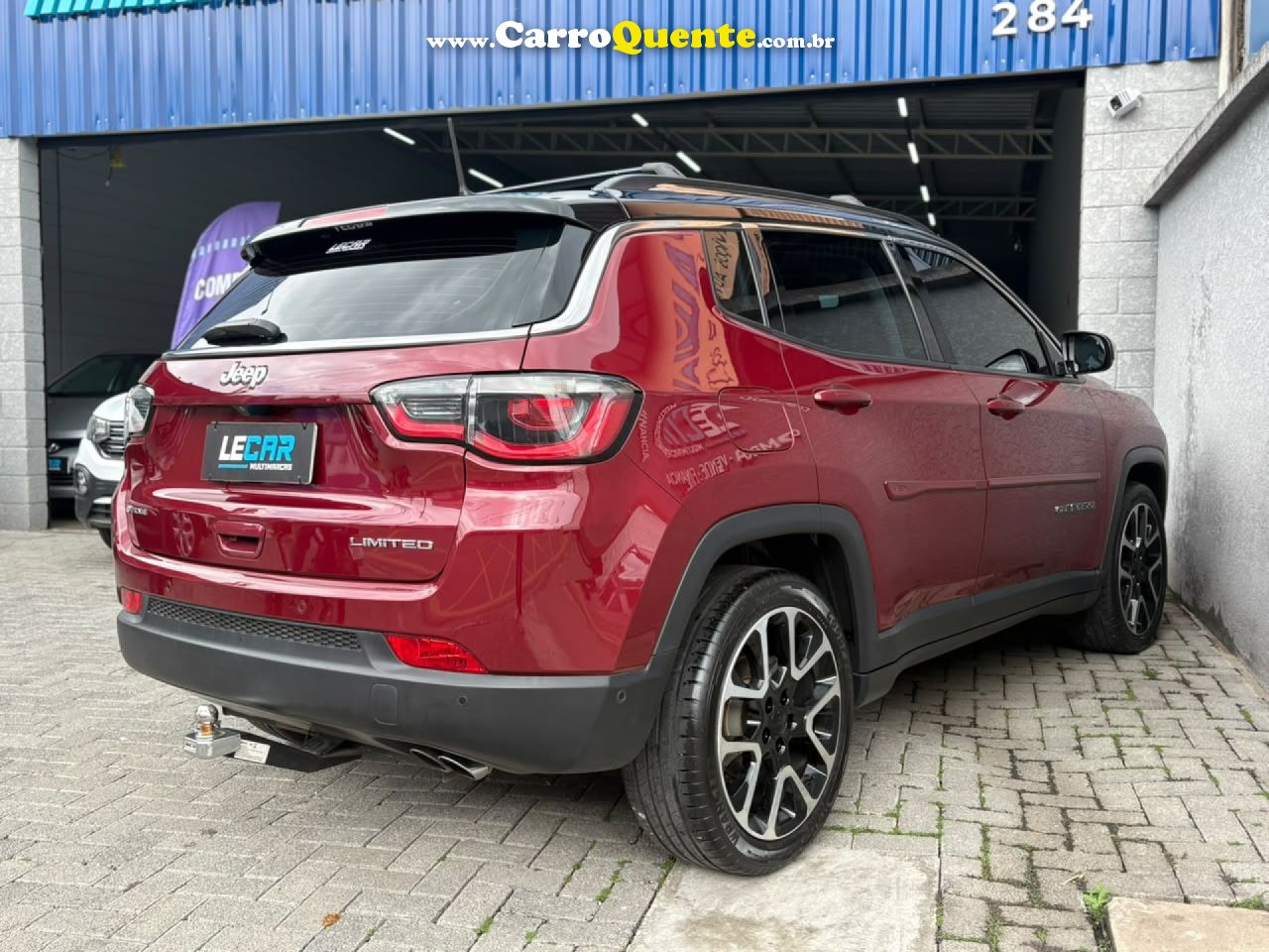 JEEP   COMPASS LIMITED 2.0 4X2 FLEX 16V AUT.   VERMELHO 2020 2.0 FLEX - Loja