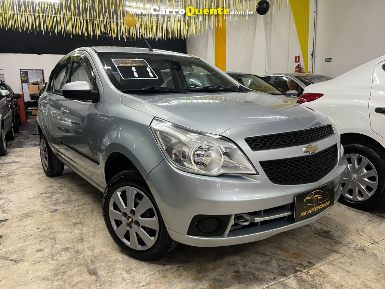 CHEVROLET   AGILE LT 1.4 MPFI 8V FLEXPOWER 5P   PRATA 2011 1.4 FLEX - Loja