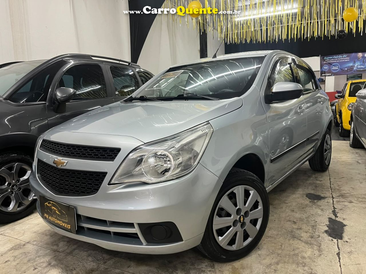 CHEVROLET   AGILE LT 1.4 MPFI 8V FLEXPOWER 5P   PRATA 2011 1.4 FLEX - Loja