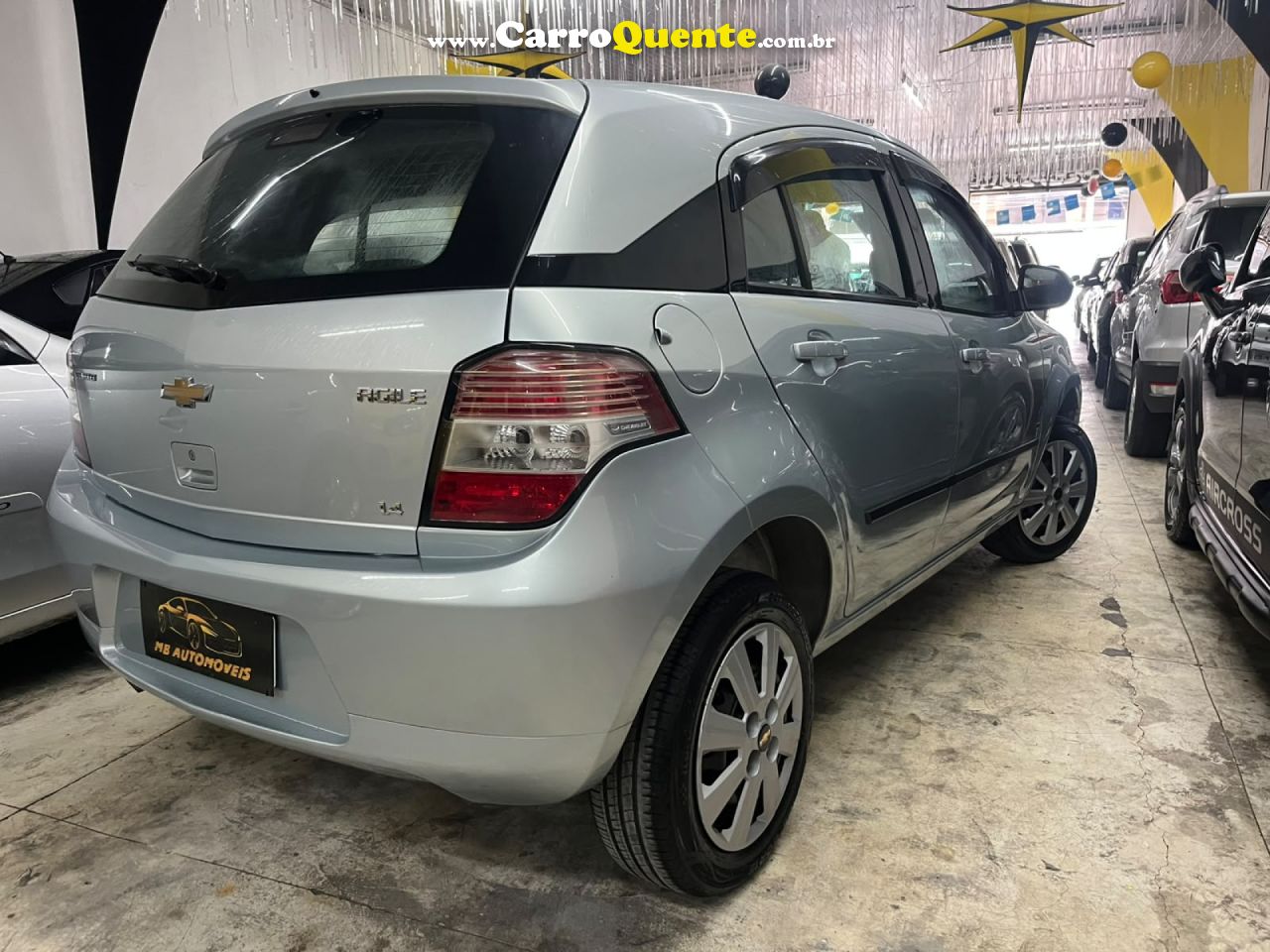 CHEVROLET   AGILE LT 1.4 MPFI 8V FLEXPOWER 5P   PRATA 2011 1.4 FLEX - Loja