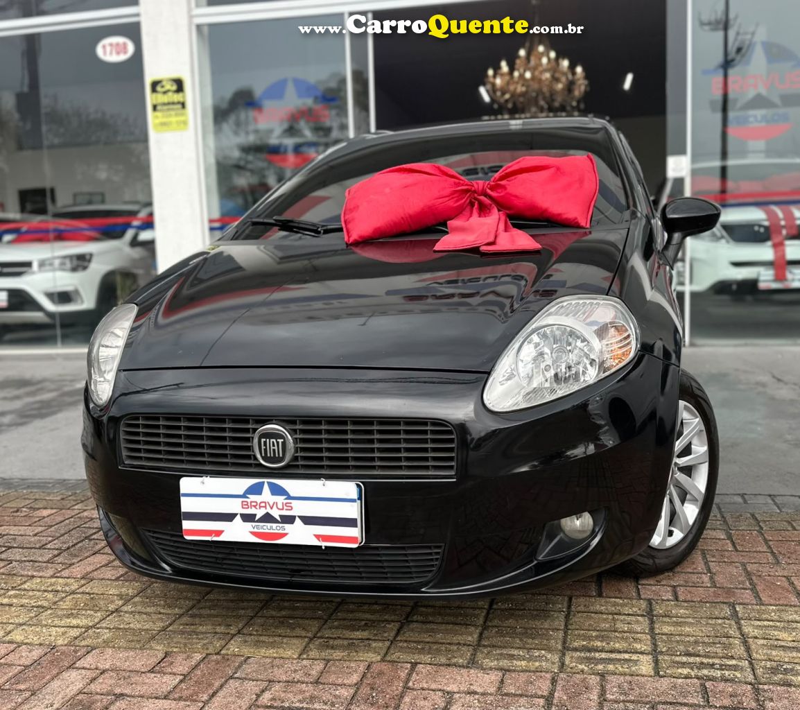 FIAT   PUNTO ATTRACTIVE 1.4 FIRE FLEX 8V 5P   PRETO 2012 1.4 FLEX - Loja