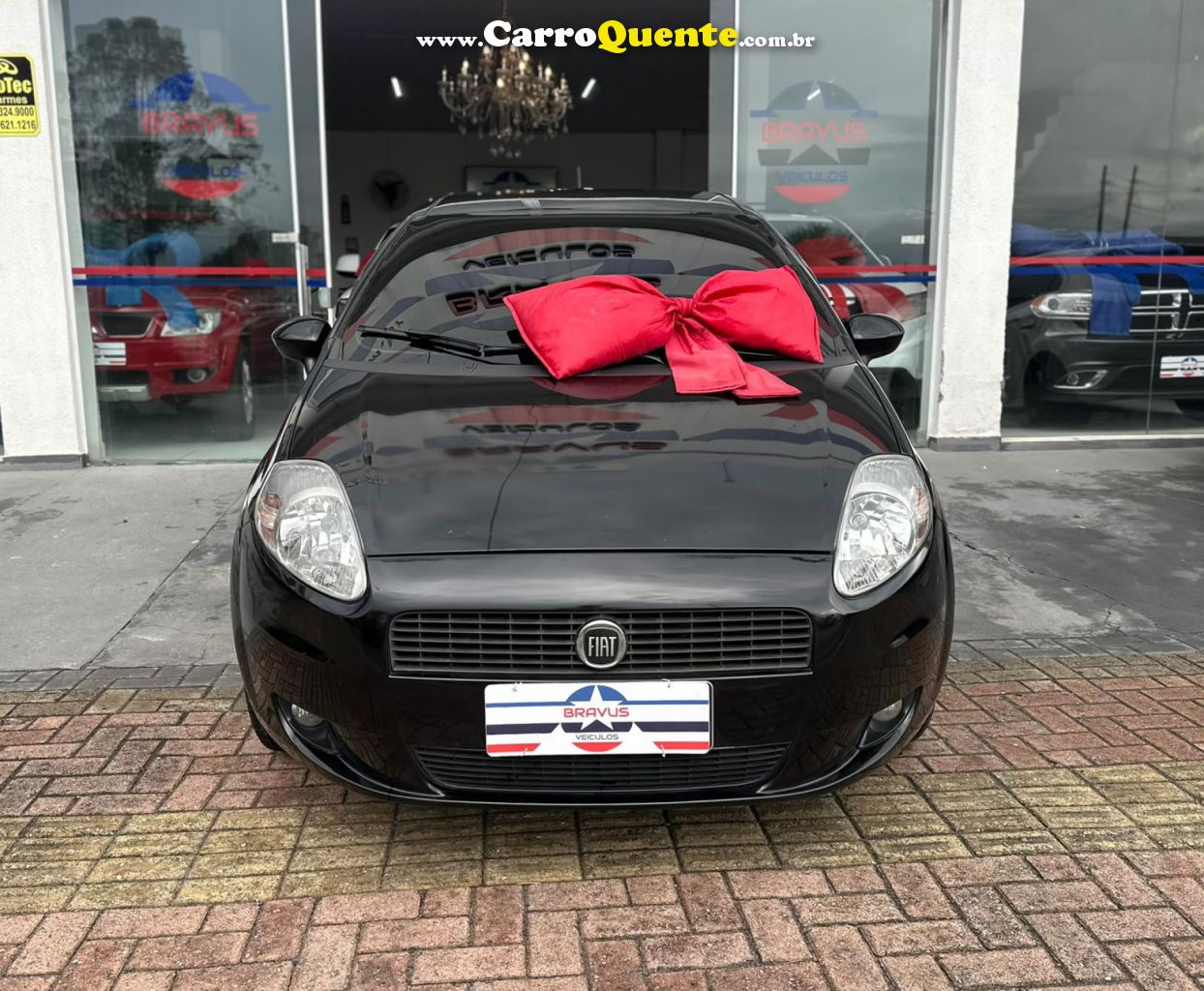 FIAT   PUNTO ATTRACTIVE 1.4 FIRE FLEX 8V 5P   PRETO 2012 1.4 FLEX - Loja