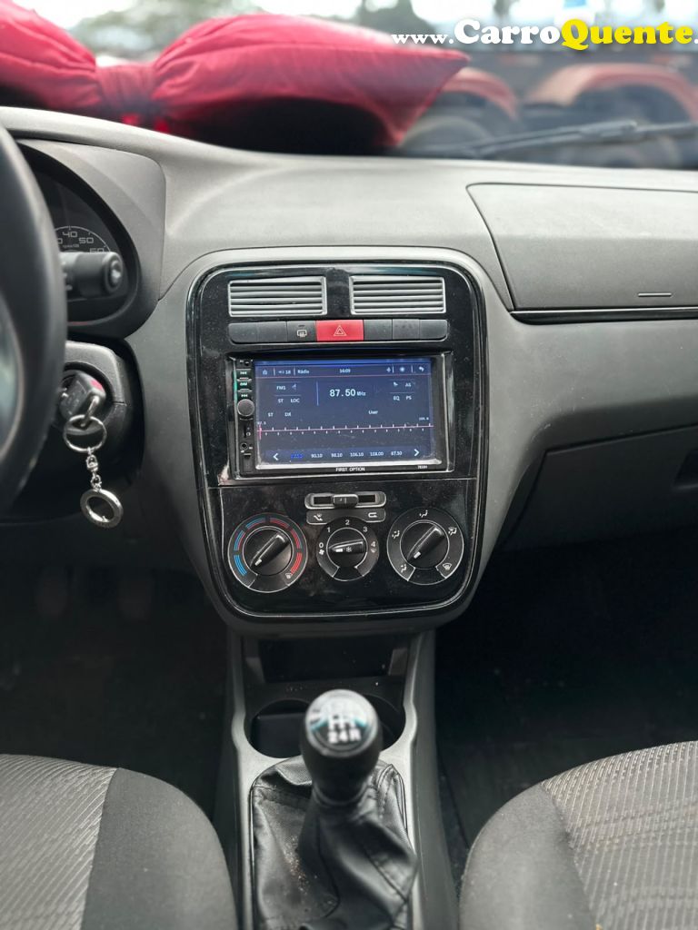 FIAT   PUNTO ATTRACTIVE 1.4 FIRE FLEX 8V 5P   PRETO 2012 1.4 FLEX - Loja