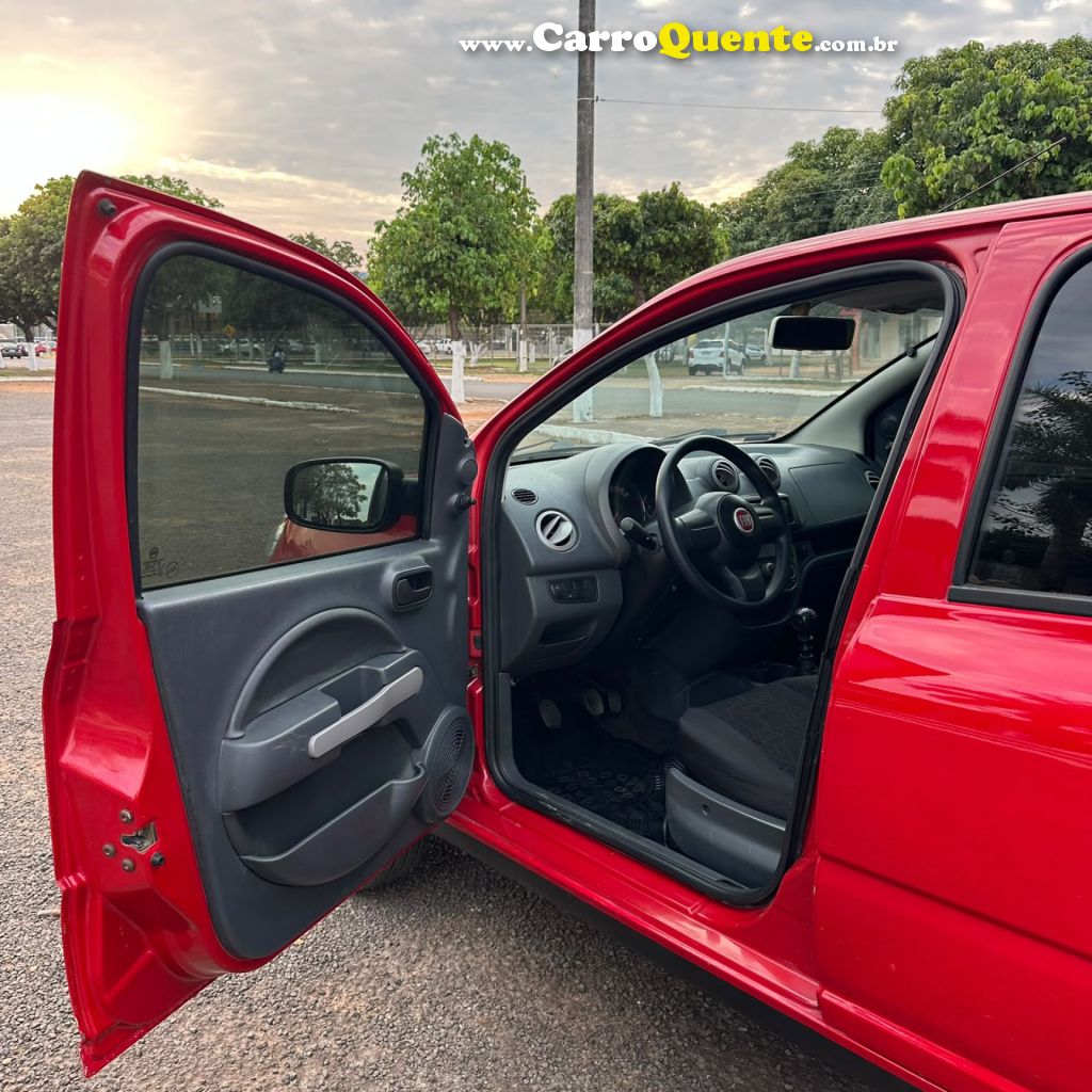 FIAT   UNO VIVACE CELEB. 1.0 EVO F.FLEX 8V 5P   VERMELHO 2012 1.0 GASOLINA - Loja