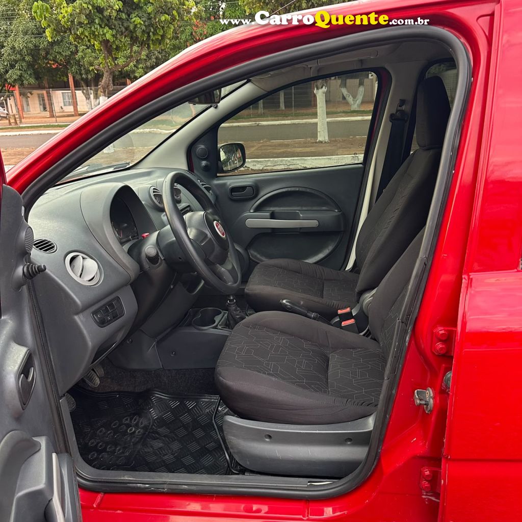 FIAT   UNO VIVACE CELEB. 1.0 EVO F.FLEX 8V 5P   VERMELHO 2012 1.0 GASOLINA - Loja