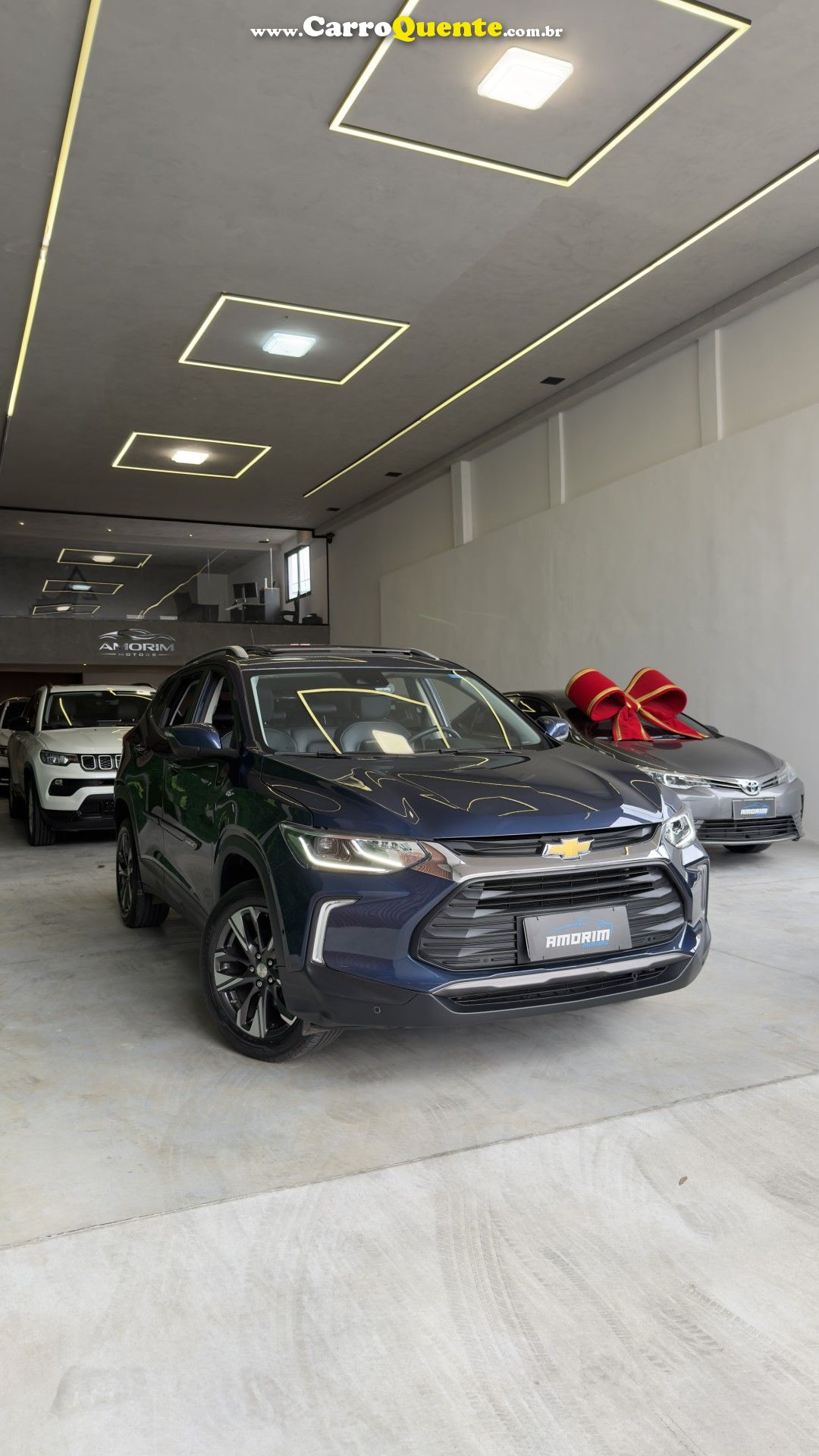CHEVROLET   TRACKER PREMIER 1.2 TURBO 12V FLEX AUT.   AZUL 2025 1.2 FLEX - Loja