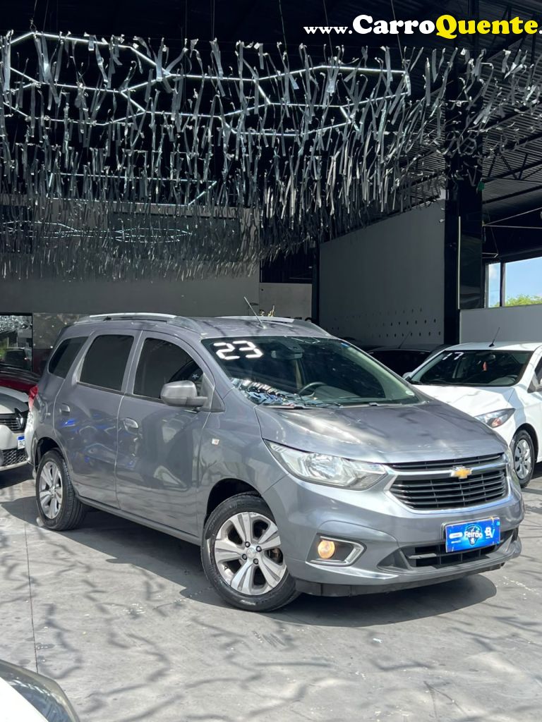 CHEVROLET   SPIN PREMIER 1.8 8V ECONO.FLEX 5P AUT.   CINZA 2023 1.8 FLEX - Loja