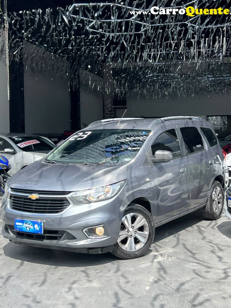 CHEVROLET   SPIN PREMIER 1.8 8V ECONO.FLEX 5P AUT.   CINZA 2023 1.8 FLEX - Loja