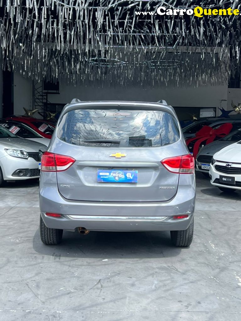 CHEVROLET   SPIN PREMIER 1.8 8V ECONO.FLEX 5P AUT.   CINZA 2023 1.8 FLEX - Loja