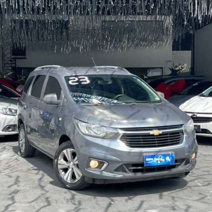 CHEVROLET   SPIN PREMIER 1.8 8V ECONO.FLEX 5P AUT.   CINZA 2023 1.8 FLEX