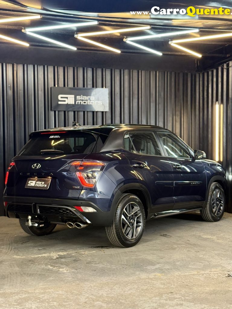 HYUNDAI   CRETA N LINE 1.0 TB 12V FLEX AUT.   AZUL 2023 1.0 FLEX - Loja