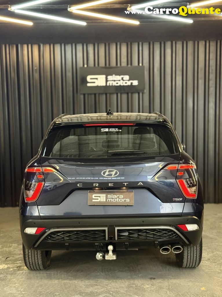 HYUNDAI   CRETA N LINE 1.0 TB 12V FLEX AUT.   AZUL 2023 1.0 FLEX - Loja