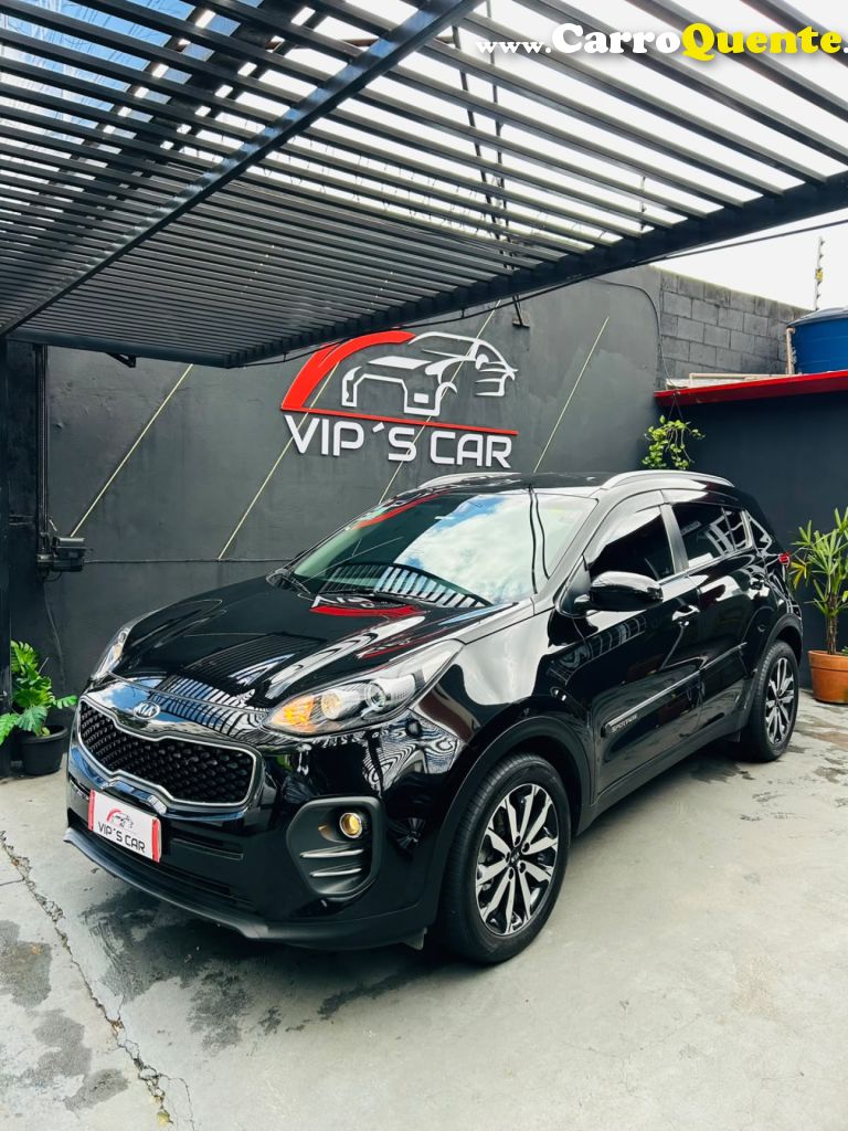 KIA   SPORTAGE LX 2.0 16V 2.0 16V FLEX  AUT.   PRETO 2019 2.0 FLEX - Loja