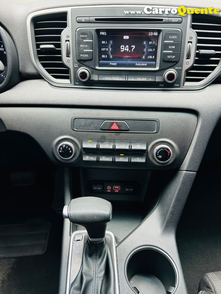 KIA   SPORTAGE LX 2.0 16V 2.0 16V FLEX  AUT.   PRETO 2019 2.0 FLEX - Loja