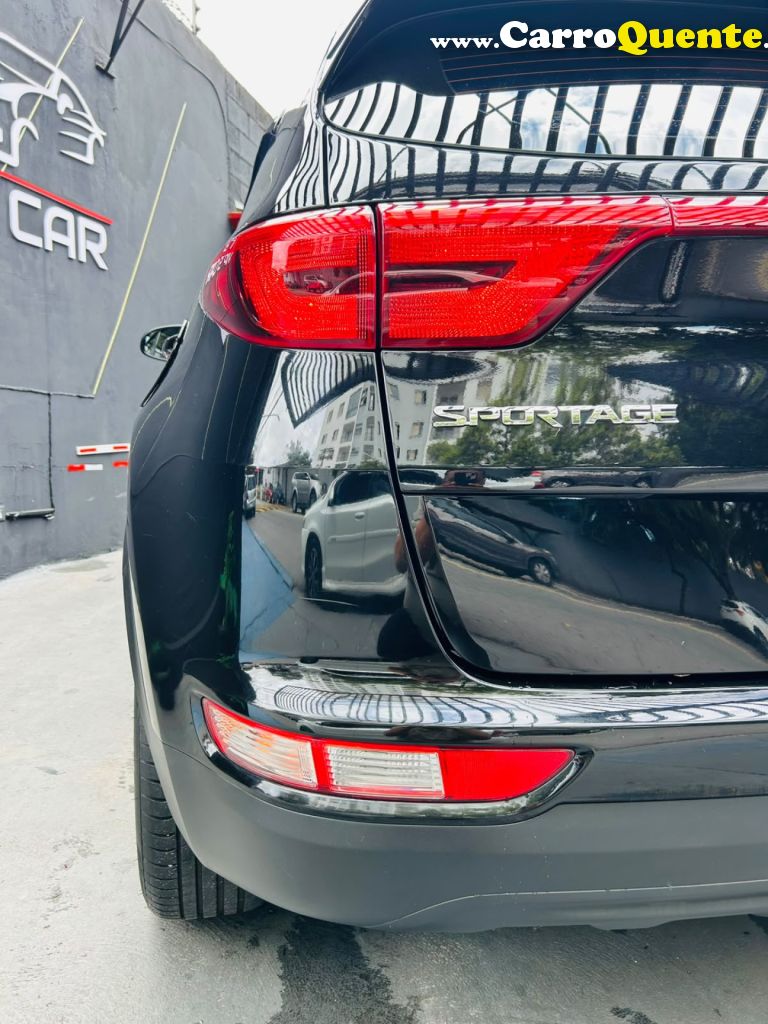 KIA   SPORTAGE LX 2.0 16V 2.0 16V FLEX  AUT.   PRETO 2019 2.0 FLEX - Loja