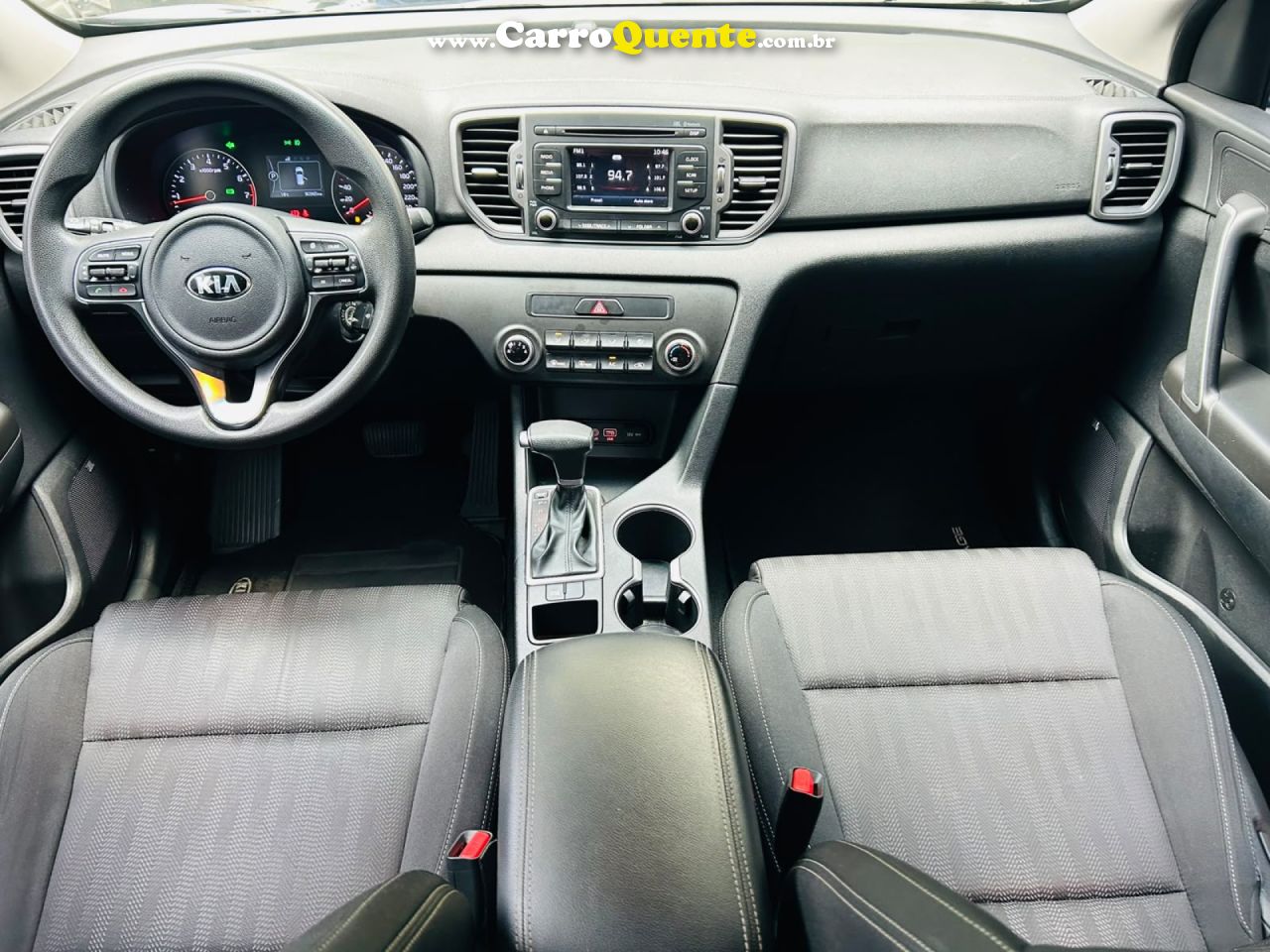 KIA   SPORTAGE LX 2.0 16V 2.0 16V FLEX  AUT.   PRETO 2019 2.0 FLEX - Loja