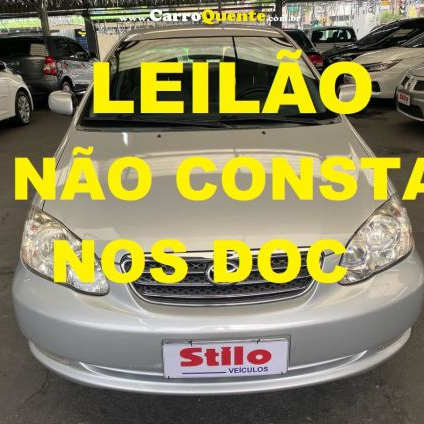 TOYOTA   COROLLA XLI 1.81.8 FLEX 16V AUT.   PRATA 2008 1.8 FLEX