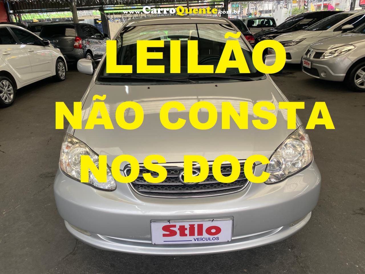 TOYOTA   COROLLA XLI 1.81.8 FLEX 16V AUT.   PRATA 2008 1.8 FLEX - Loja