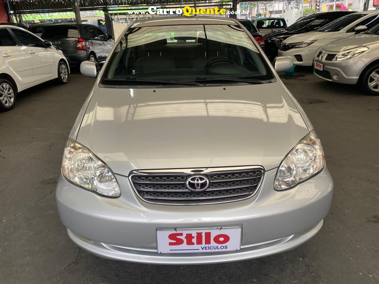 TOYOTA   COROLLA XLI 1.81.8 FLEX 16V AUT.   PRATA 2008 1.8 FLEX - Loja