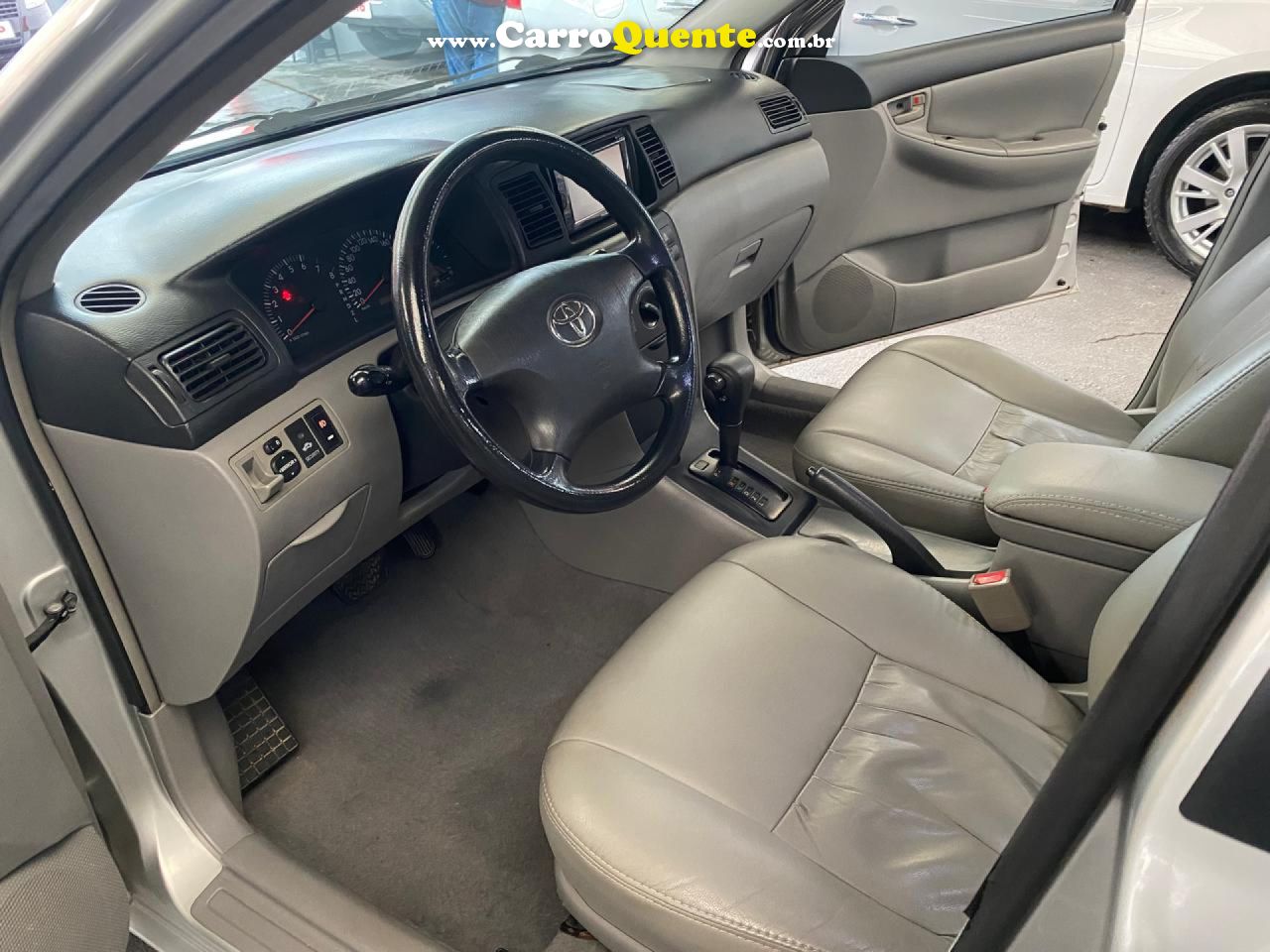 TOYOTA   COROLLA XLI 1.81.8 FLEX 16V AUT.   PRATA 2008 1.8 FLEX - Loja