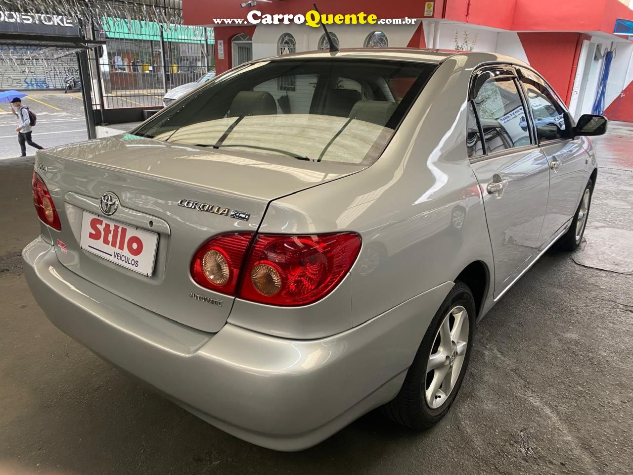 TOYOTA   COROLLA XLI 1.81.8 FLEX 16V AUT.   PRATA 2008 1.8 FLEX - Loja