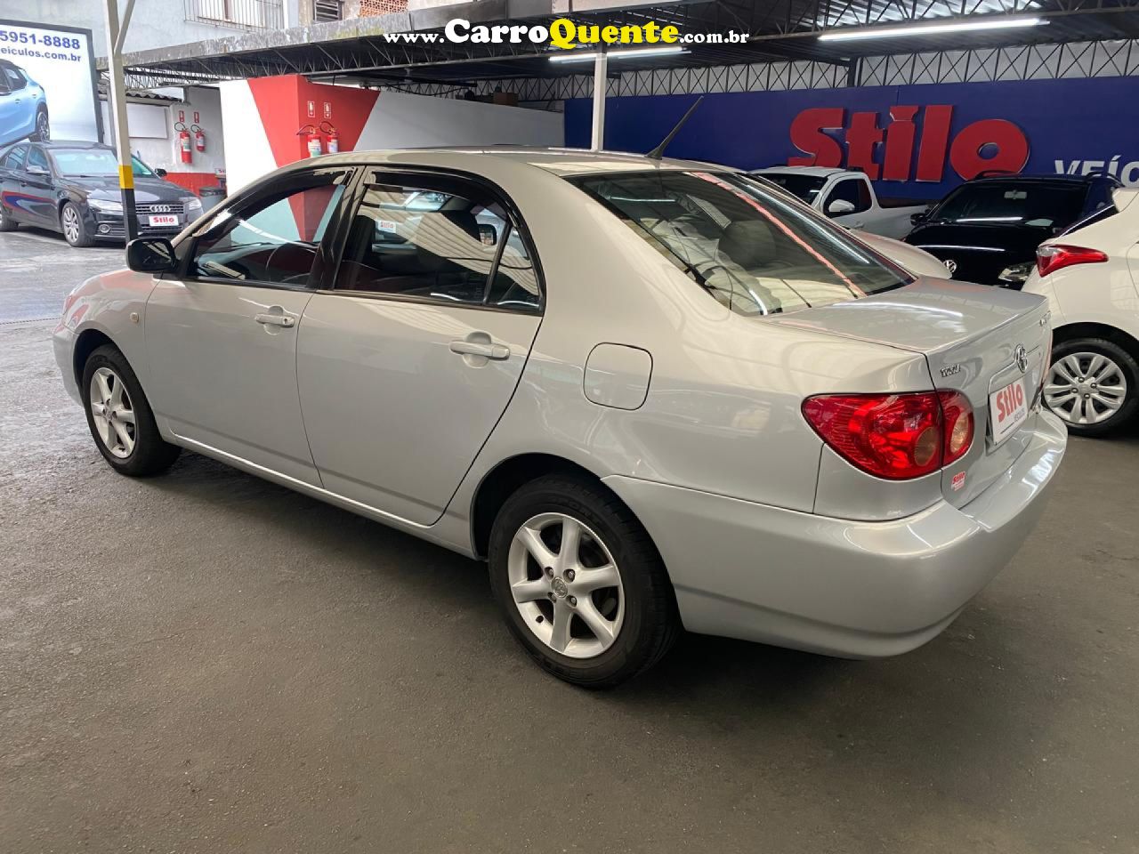 TOYOTA   COROLLA XLI 1.81.8 FLEX 16V AUT.   PRATA 2008 1.8 FLEX - Loja