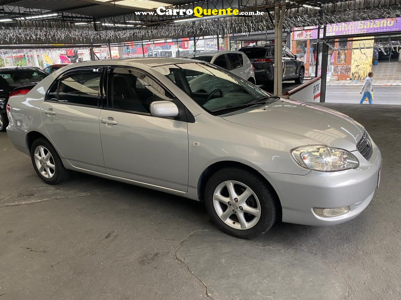 TOYOTA   COROLLA XLI 1.81.8 FLEX 16V AUT.   PRATA 2008 1.8 FLEX - Loja