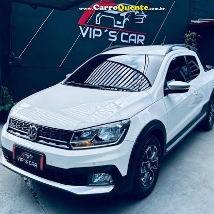 VOLKSWAGEN   SAVEIRO CROSS 1.6 T.FLEX 16V CD   BRANCO 2017 1.6 FLEX