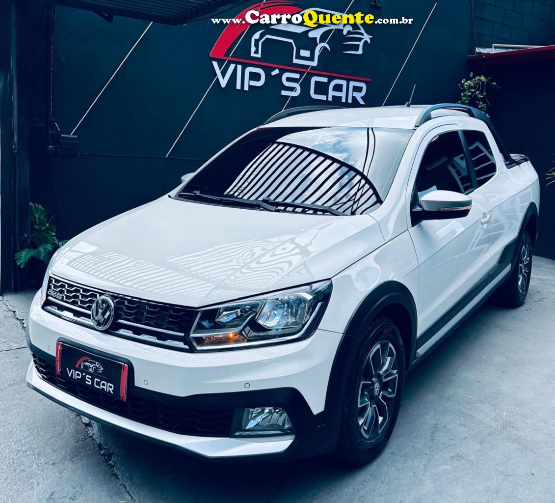 VOLKSWAGEN   SAVEIRO CROSS 1.6 T.FLEX 16V CD   BRANCO 2017 1.6 FLEX - Loja