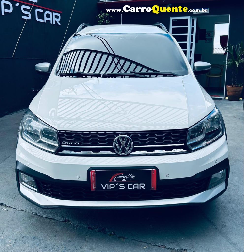 VOLKSWAGEN   SAVEIRO CROSS 1.6 T.FLEX 16V CD   BRANCO 2017 1.6 FLEX - Loja