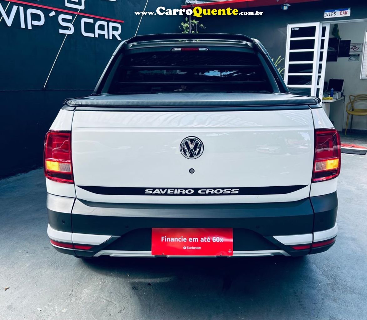 VOLKSWAGEN   SAVEIRO CROSS 1.6 T.FLEX 16V CD   BRANCO 2017 1.6 FLEX - Loja