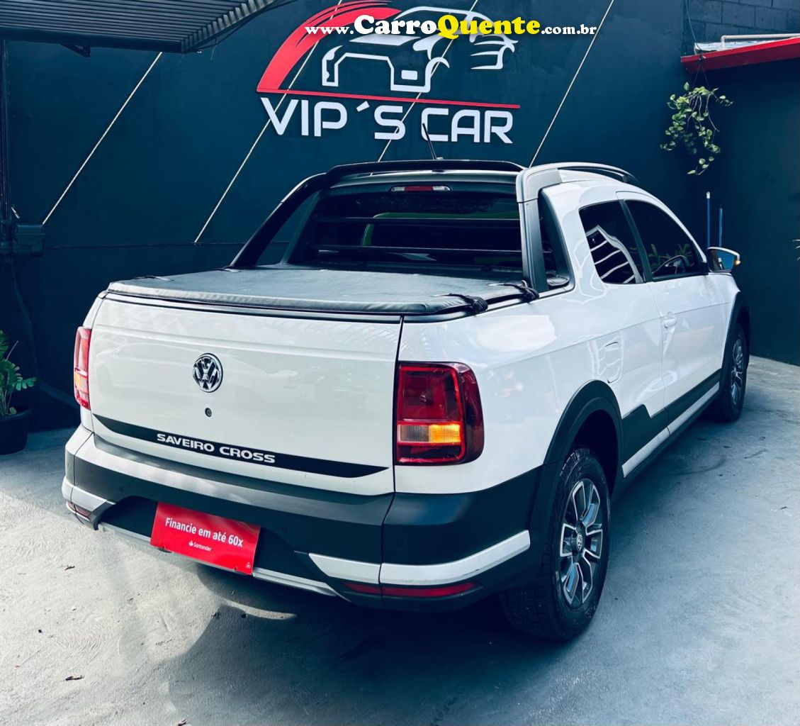 VOLKSWAGEN   SAVEIRO CROSS 1.6 T.FLEX 16V CD   BRANCO 2017 1.6 FLEX - Loja