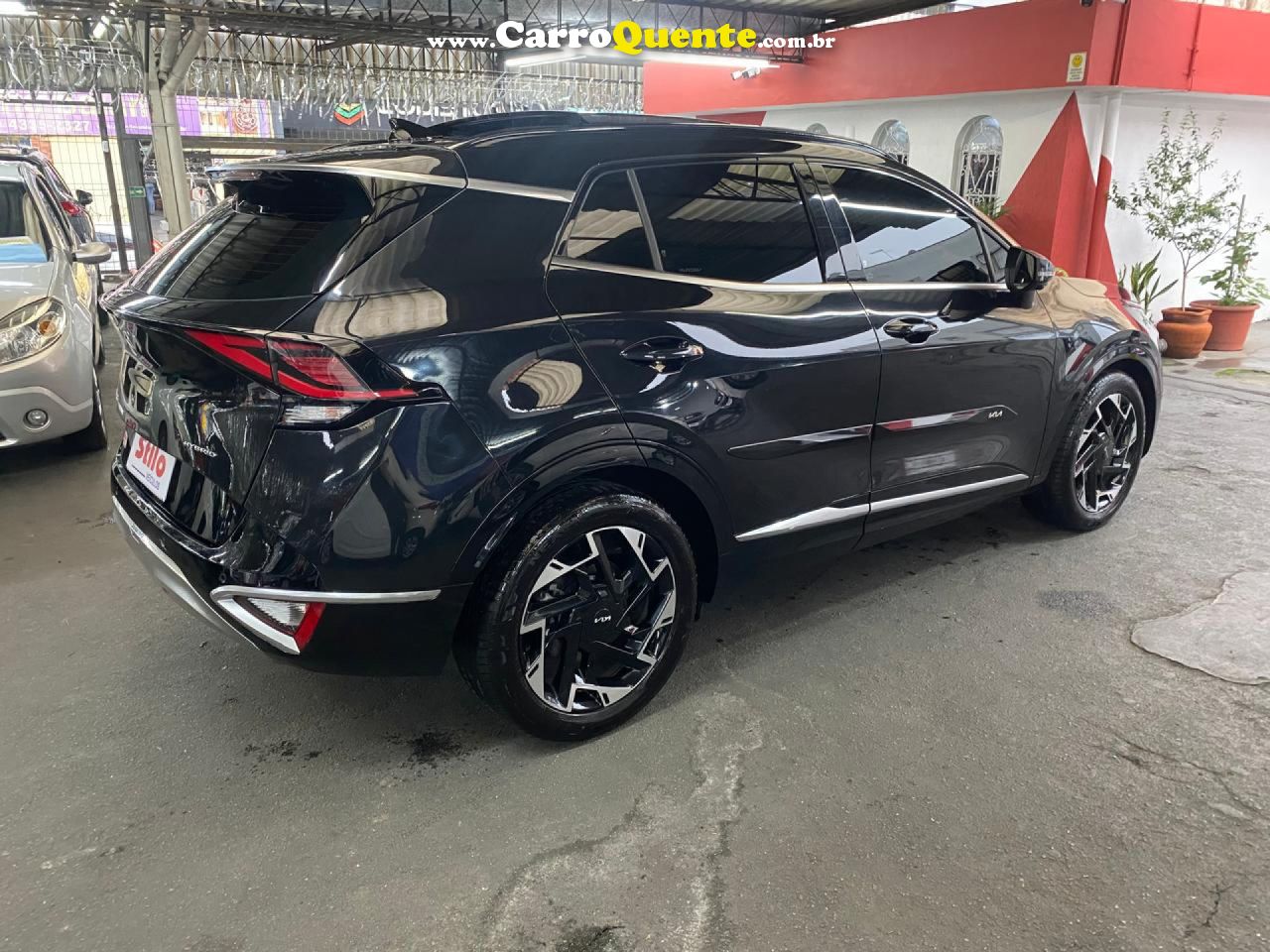 KIA   SPORTAGE EXP P. 1.6 T-GDI (HÍBRIDO)   PRETO 2024 1.6 GASOLINA E ELÉTRICO - Loja