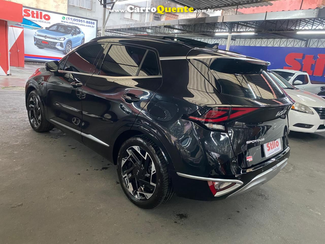 KIA   SPORTAGE EXP P. 1.6 T-GDI (HÍBRIDO)   PRETO 2024 1.6 GASOLINA E ELÉTRICO - Loja