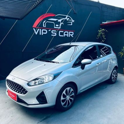 FORD   FIESTA SE 1.6 16V FLEX 5P   PRATA 2018 1.6 FLEX